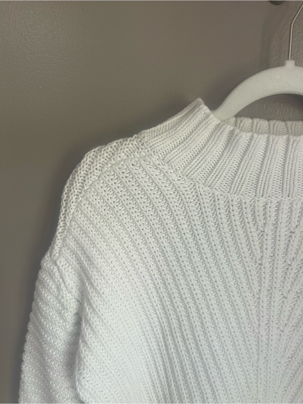 Textured Turtleneck - Lucky Brand - Ribbed Mock Neck Women's Sweater - Picture 7 of 14